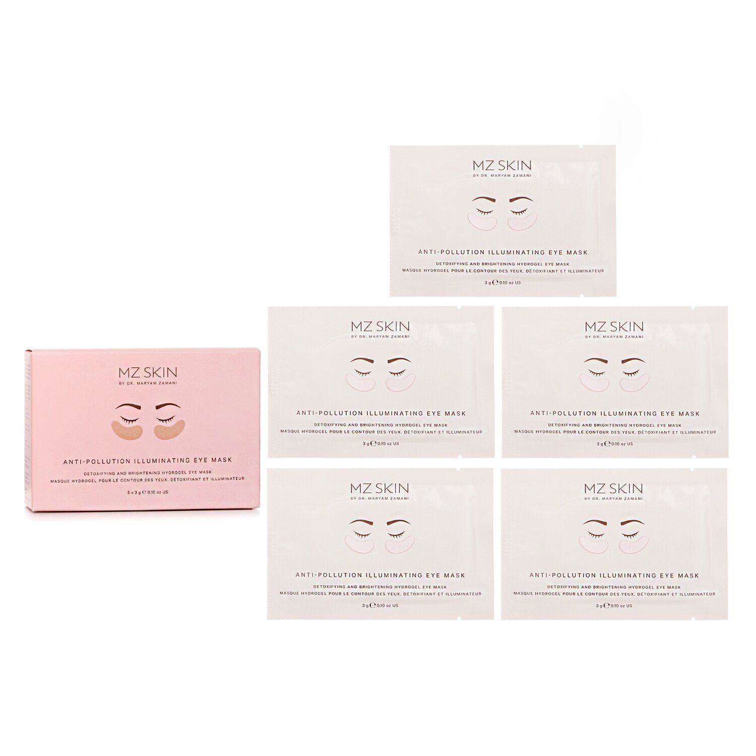 Anti-Pollution Illuminating Eye Masks by MZ Skin - Image 1