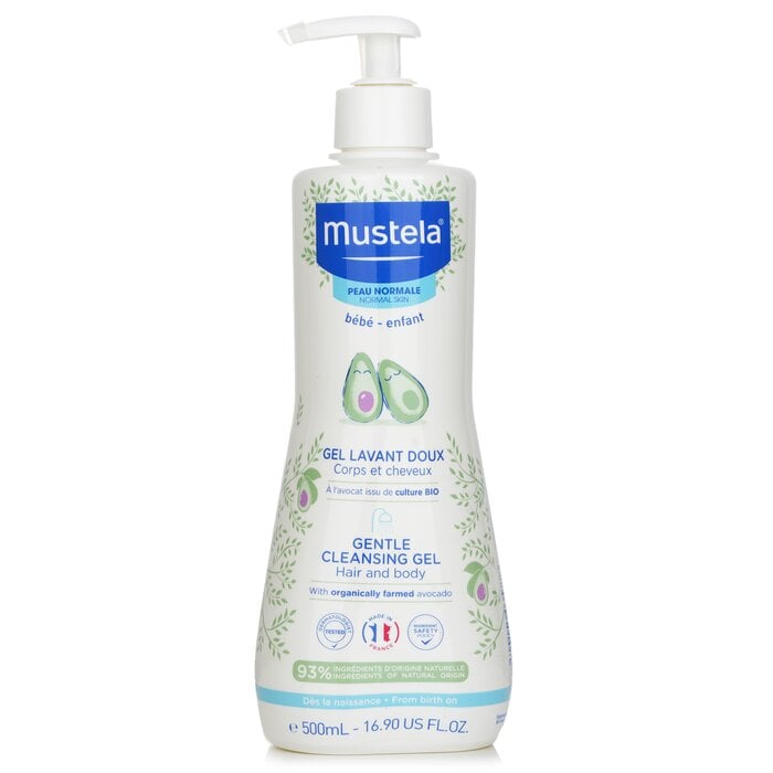 Gentle Cleansing Gel - Hair & Body 500ml/16.9oz by Mustela - Image 1