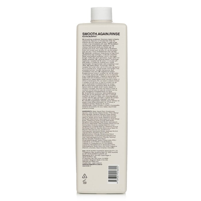 بلسم منعم Smooth.Again.Rinse - للشعر السميك والخشن 1000ml/33.8oz من كيفن. ميرفي - صورة 3