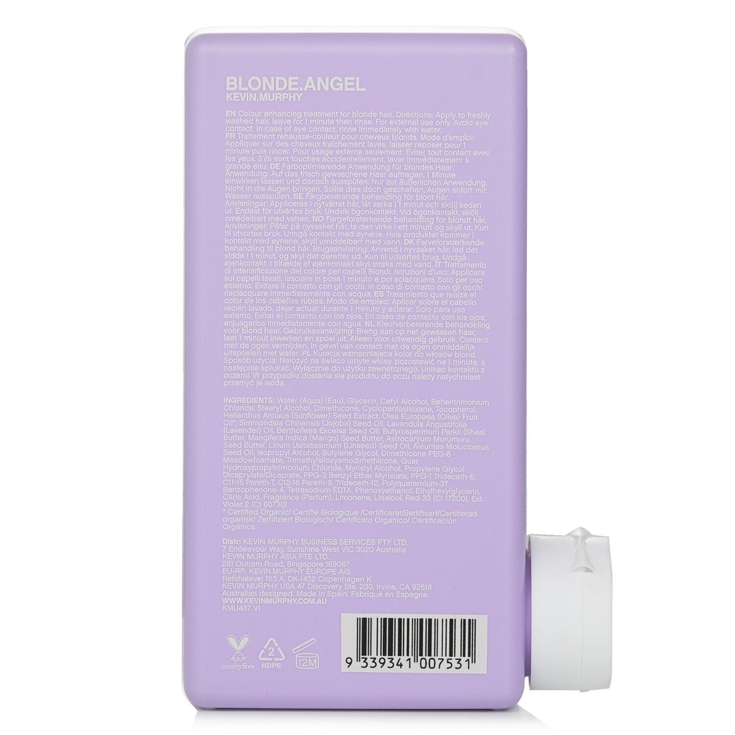 Blonde.Angel Colour Enhancing Treatment (For Blonde Hair) by Kevin.Murphy - Image 3