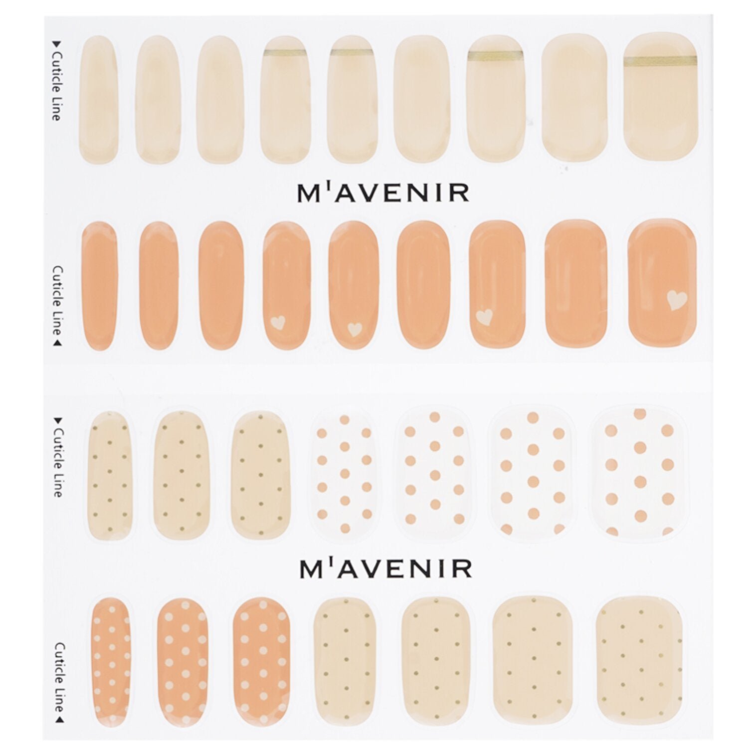 ملصق الأظافر (برتقالي) - # Princesa Dot Nail من Mavenir - صورة 2