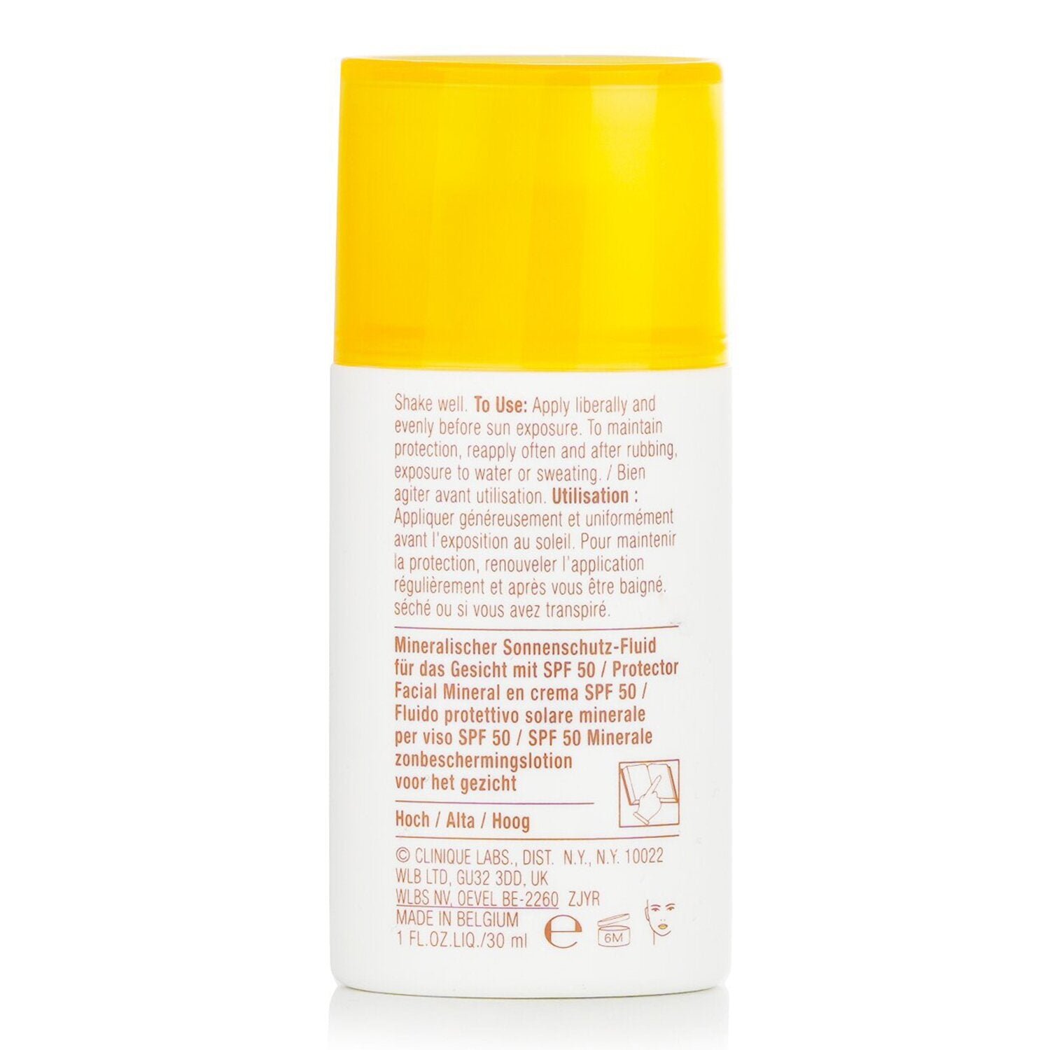سائل واقٍ معدني SPF 50 للوجه - للبشرة الحساسة من Clinique - صورة 3