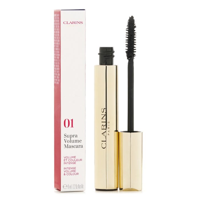 Supra Volume Mascara - # 01 Intense Black(Random Packaging) 8ml/0.2oz by Clarins - Image 2