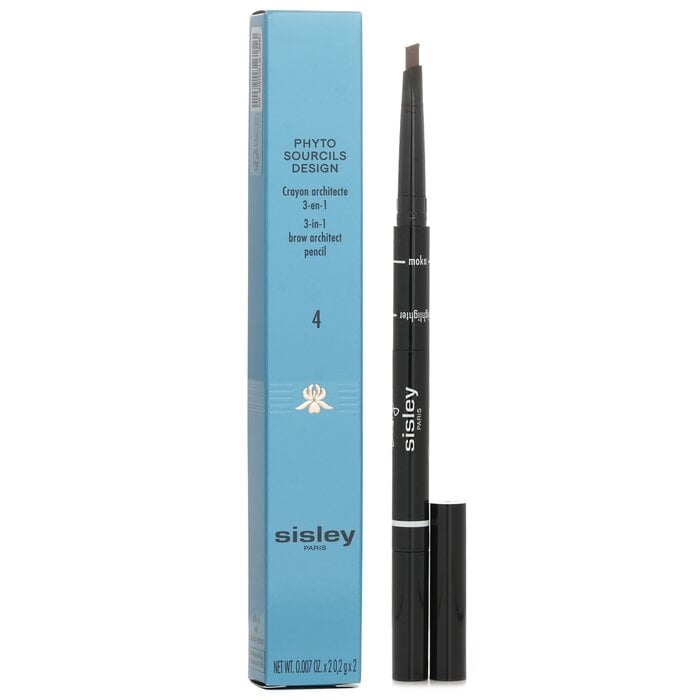 قلم الحواجب 3 بـ1 Phyto Sourcils Design - # 4 Moka 2x 0.2g/0.007oz من Sisley - صورة 2