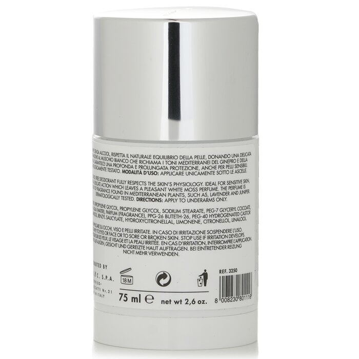 White Moss Deodorant Stick 75ml/2.6oz by Acca Kappa - Image 3