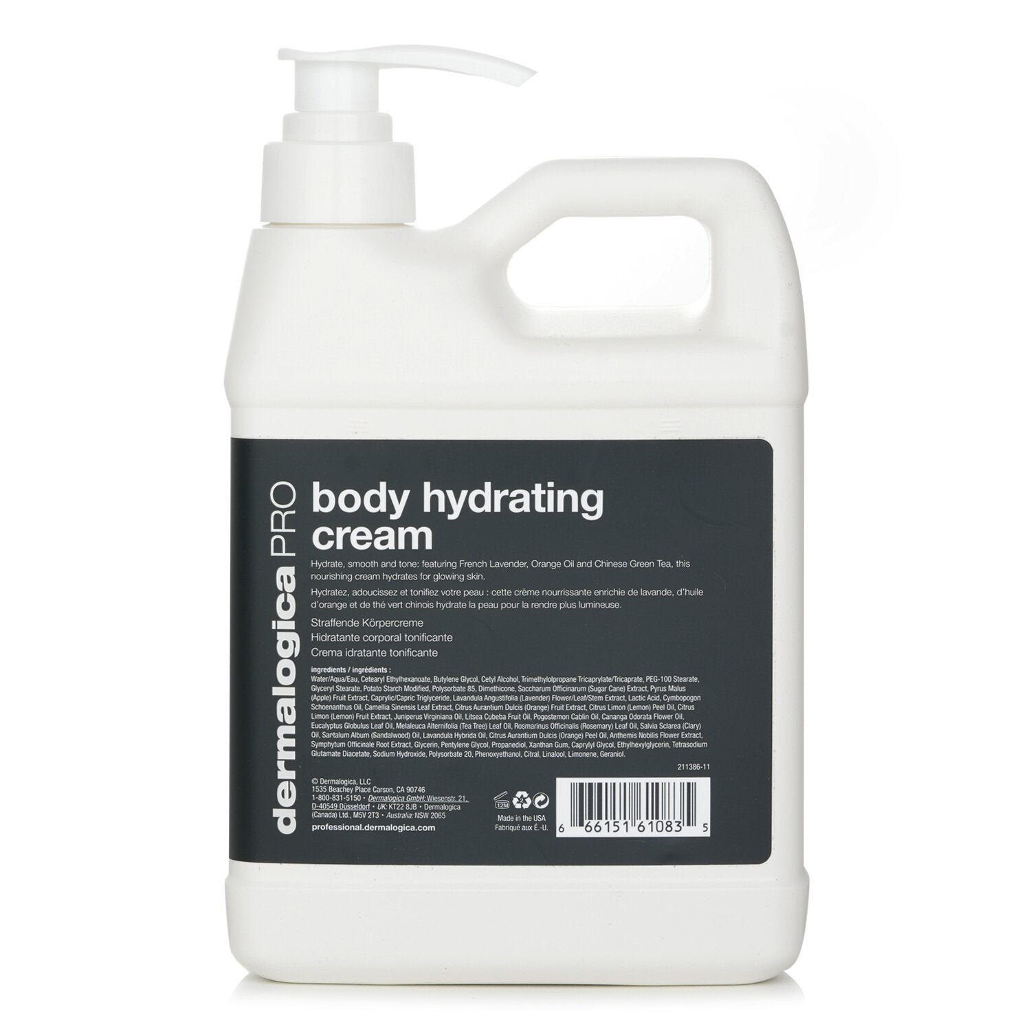 Body Therapy Body Hydrating Cream PRO (Salon Size) by Dermalogica - Image 1