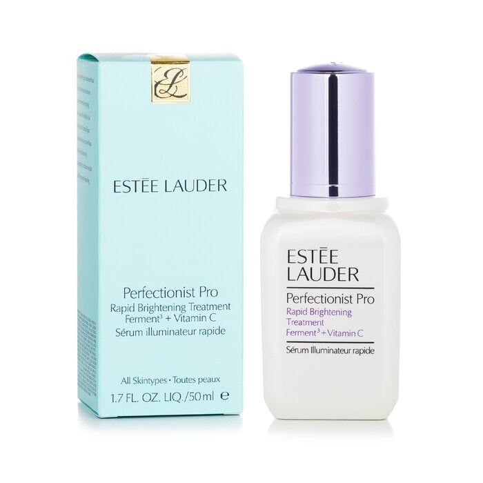 علاج مفتح سريع احترافي Perfectionist + فيتامين C (علبة متضررة قليلاً) 50ml/1.7oz من Estee Lauder - صورة 2