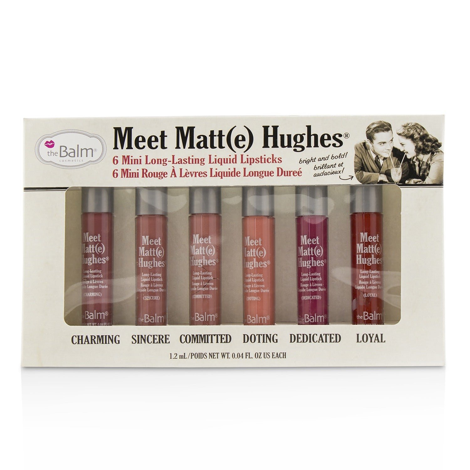 Meet Matt(e) Hughes 6 Mini Long Lasting Liquid Lipsticks Kit - Vol.1 من TheBalm - صورة 3
