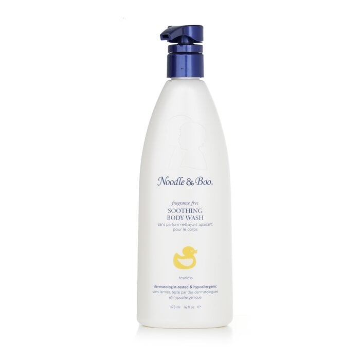 Soothing Body Wash - Fragrance Free (Dermatologist-Tested & Hypoallergenic) 473ml/16oz by Noodle & Boo - Image 1