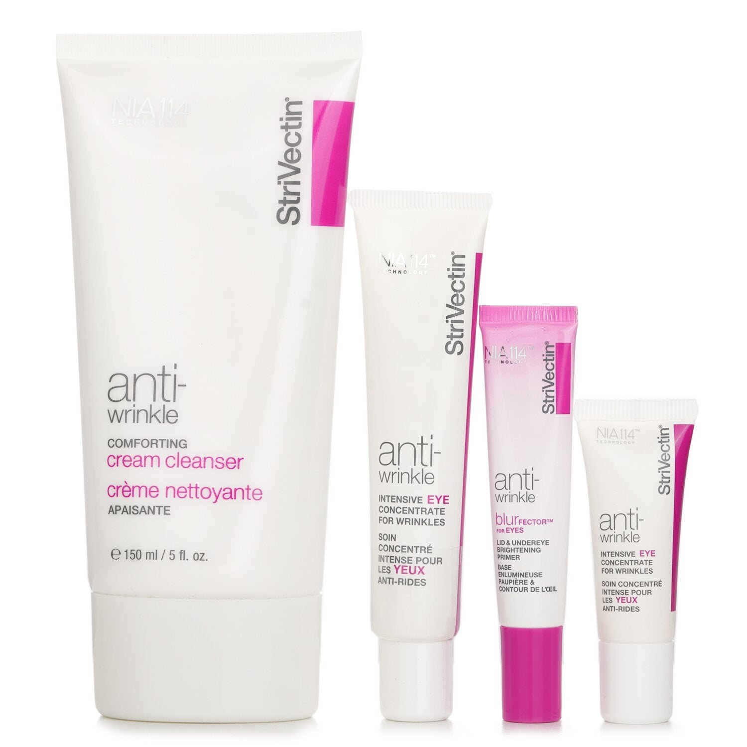 Skin Transforming Collection (Full Size Trio): Cleanser 150ml + Eye Concentrate (30ml+7ml) + Eyes Primer 10ml by StriVectin - Image 2