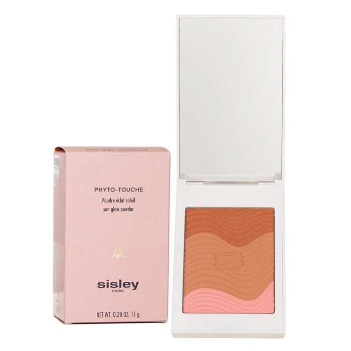 Phyto Touche Sun Glow Powder With Brush - # Trio Miel Cannelle 11g/0.38oz by Sisley - Image 2