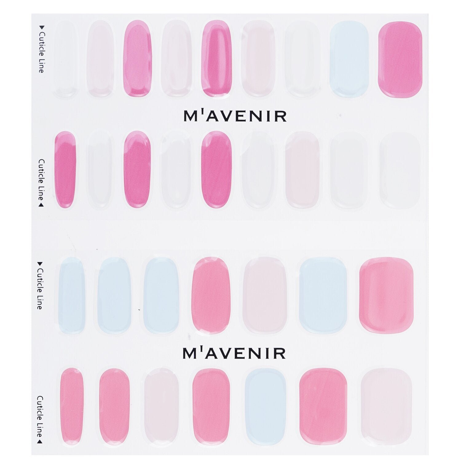 Nail Sticker (Assorted Colour) - # Flower Road Nail by Mavenir - Image 2
