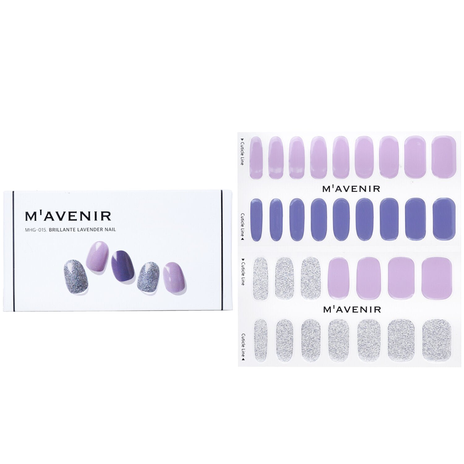 Nail Sticker (Purple) - # Brillante Lavender Nail by Mavenir - Image 1