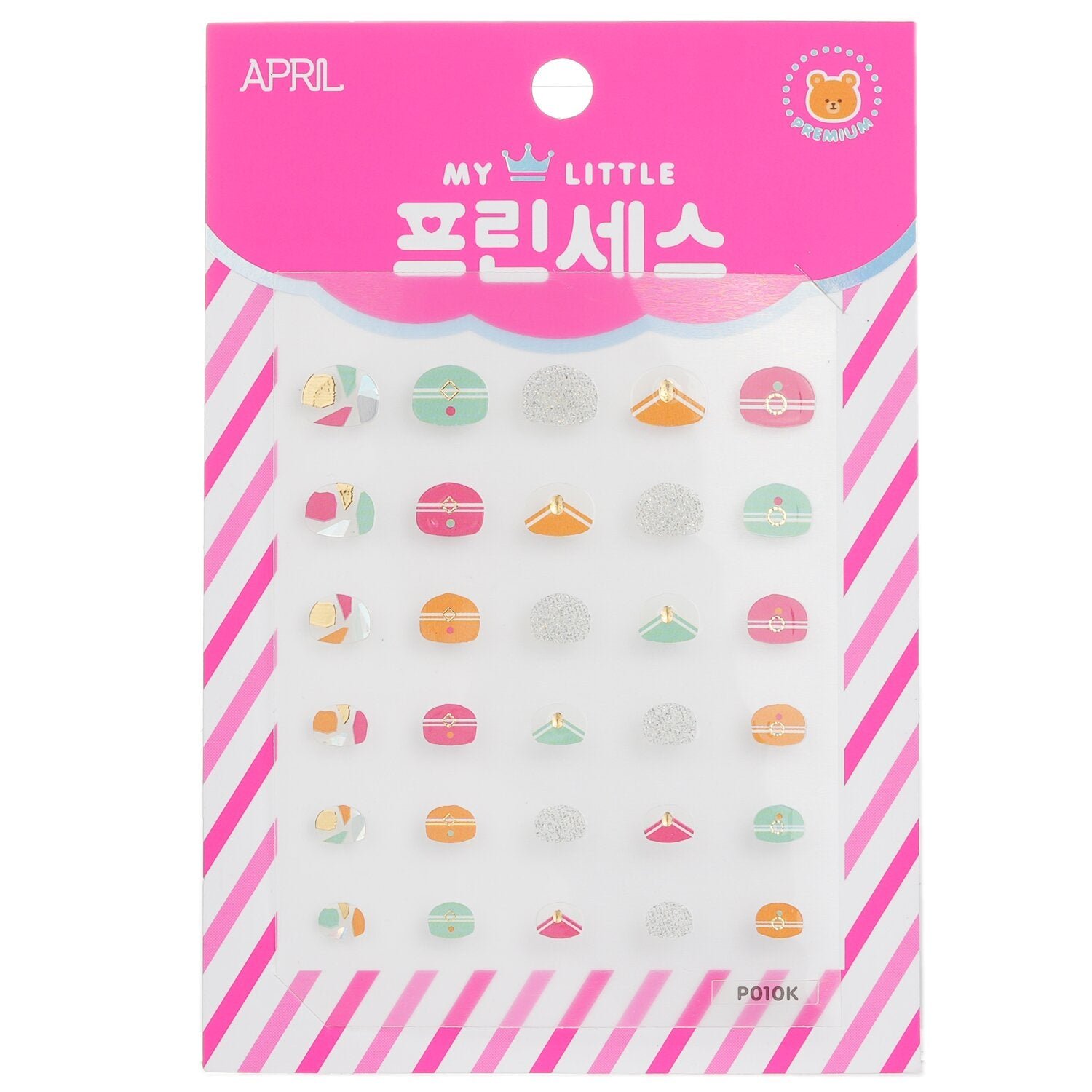 ملصق أظافر الأميرة للأطفال - # P010K من April Korea - صورة 1