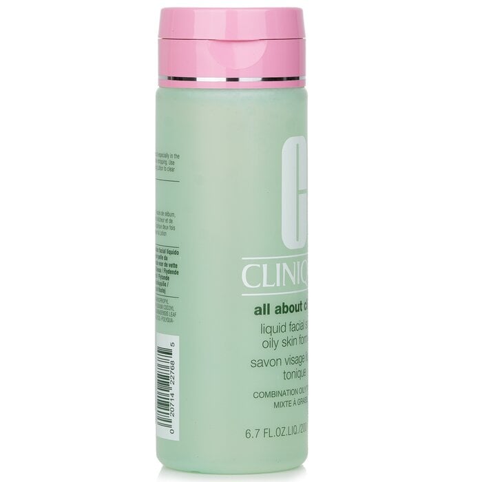 صاوبن سائل للوجه ذو البشرة الزيتية All About Clean - للبشرة المختلطة الزيتية إلى الزيتية 200ml/6.7oz من Clinique - صورة 2