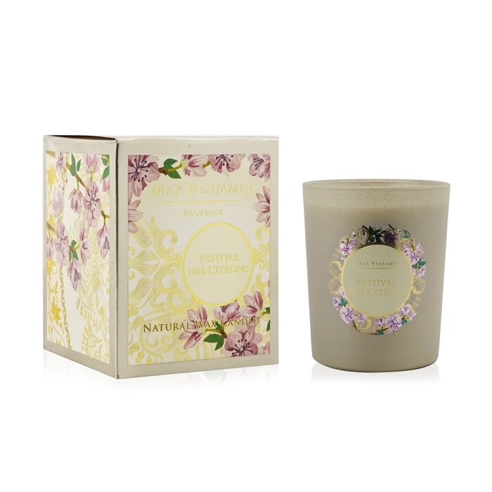Provence Candle - Festival Des Citrons 190g/6.5oz by Max Benjamin - Image 2