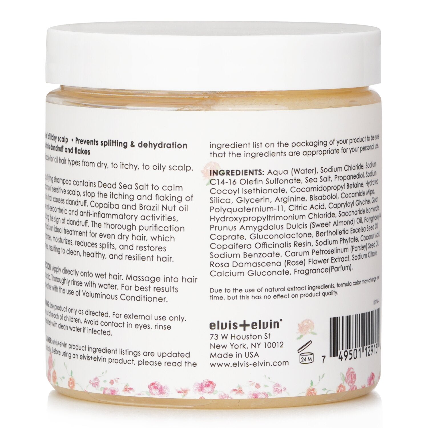 Purifying Shampoo With Dead Sea Salt by Elvis + Elvin - Image 3