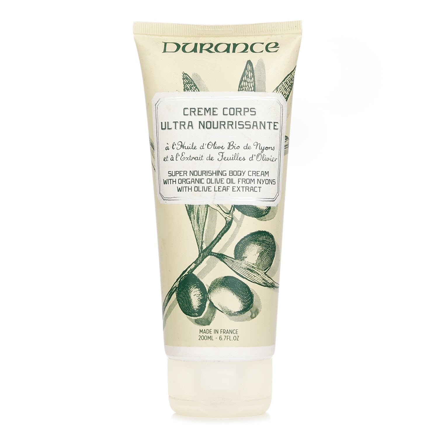 Super Nourishing Body Cream with Olive Leaf Extract by Durance - Image 1