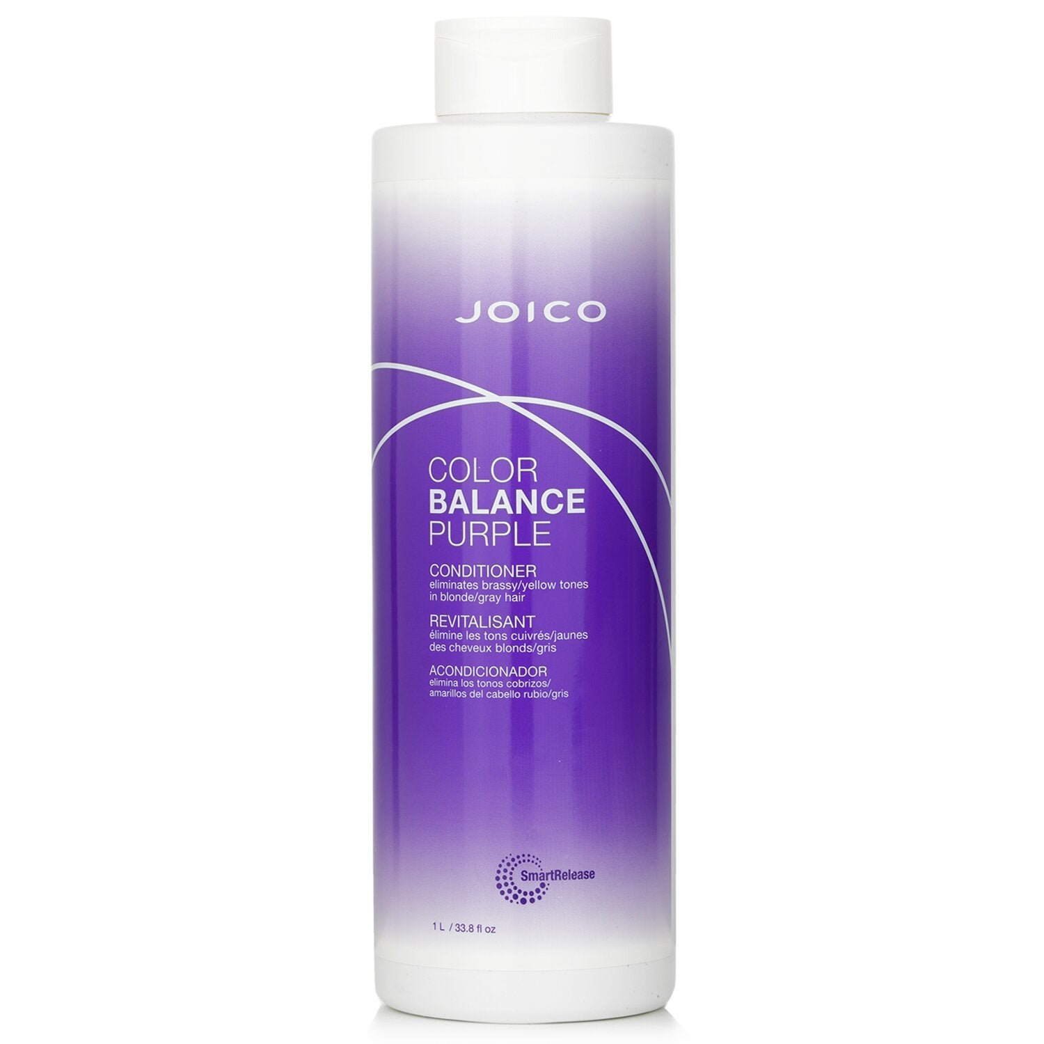 Color Balance Purple Conditioner (Eliminates Brassy/Yellow Tones on Blonde/Gray Hair) by Joico - Image 1