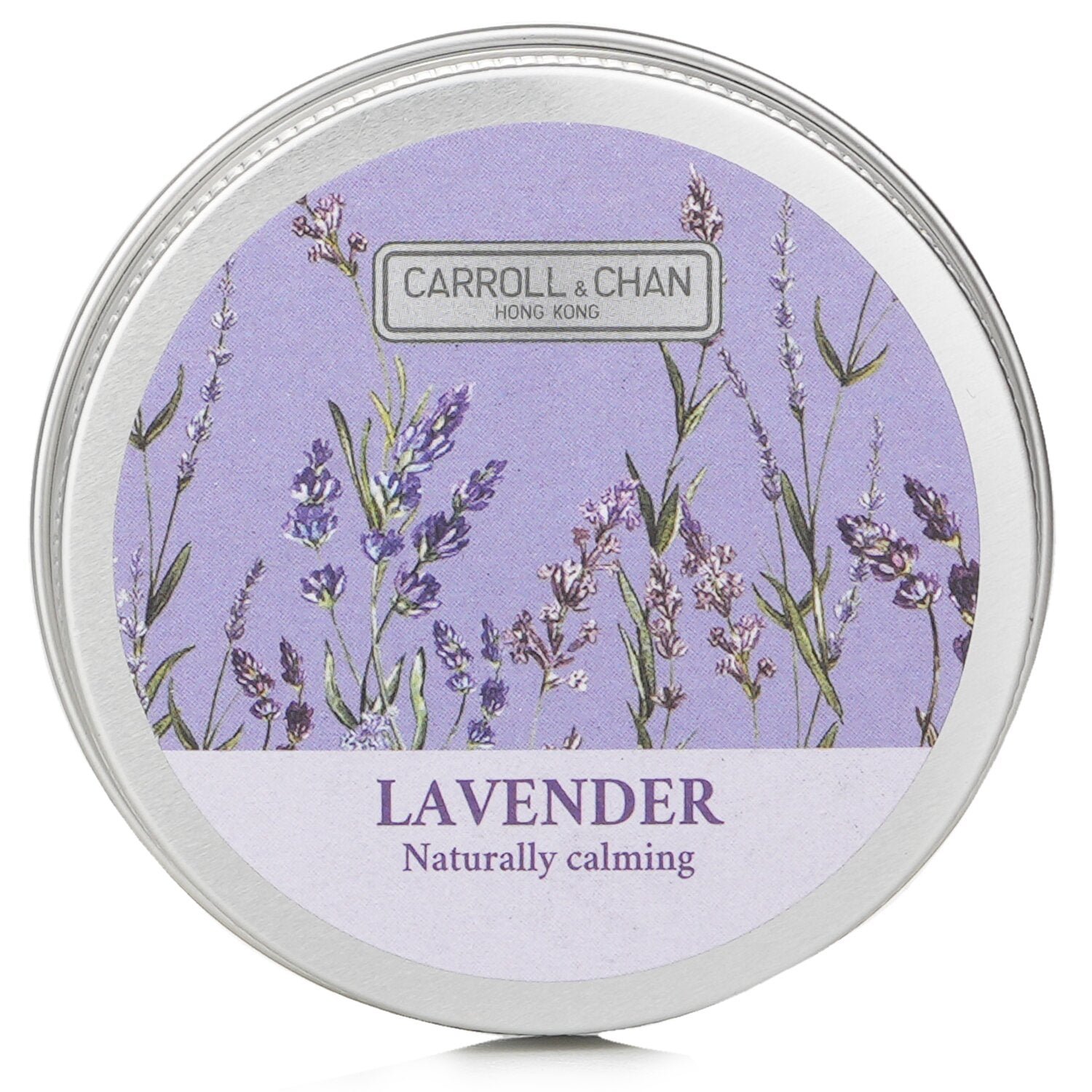 100% Beeswax Mini Tin Candle - # Lavender by Carroll & Chan - Image 1