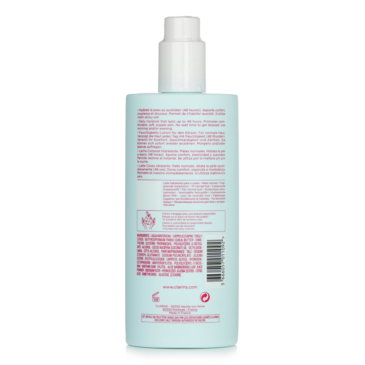 حليب مرطب لتنعيم الجسم بالألوفيرا - للبشرة العادية من Clarins - صورة 3