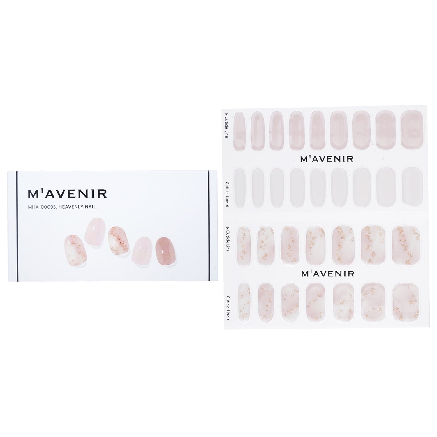Nail Sticker (Patterned) - # Heavenly Nail by Mavenir - Image 1