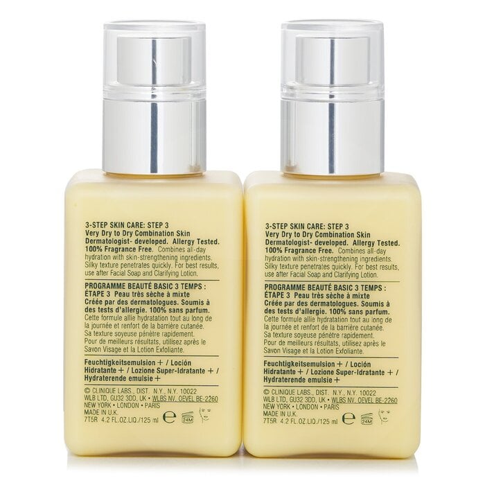 لوشن ترطيب مختلف بشكل كبير + (للبشرة الجافة المختلطة) 2x125ml/4.2oz من Clinique - صورة 3