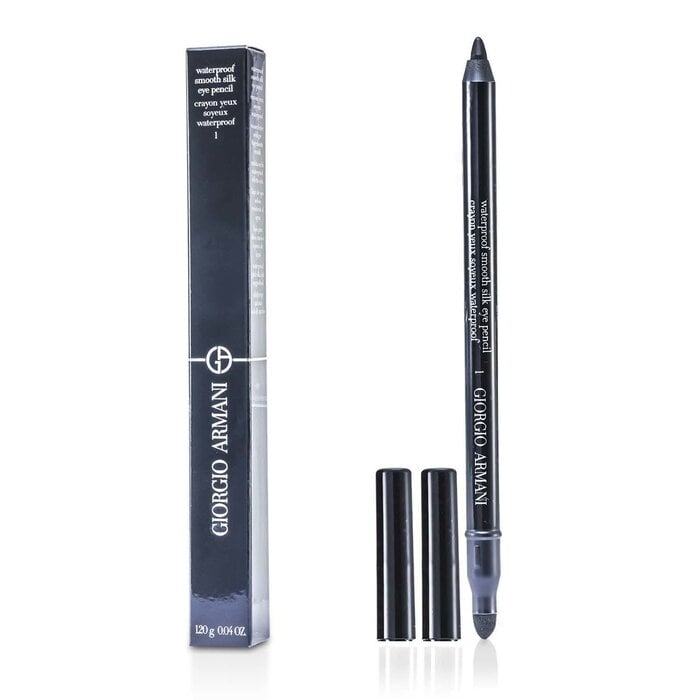 Waterproof Smooth Silk Eye Pencil - # 01 (Black) 1.2g/0.04oz by Giorgio Armani - Image 2