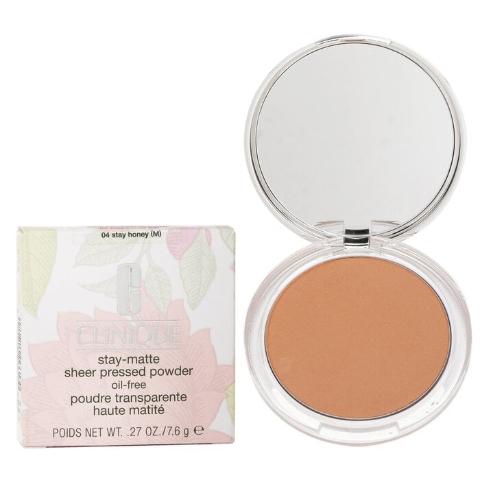 Stay Matte Powder Oil Free - No. 04 Stay Honey 7.6g/0.27oz by Clinique - Image 2