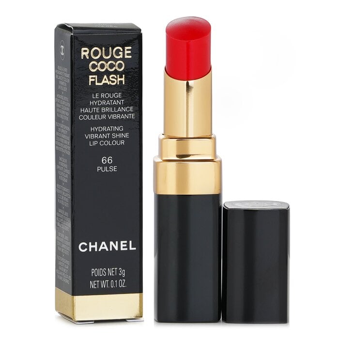 لون شفاه لامع مرطب حيوي Rouge Coco Flash - # 66 Pulse 3g/0.1oz من Chanel - صورة 2