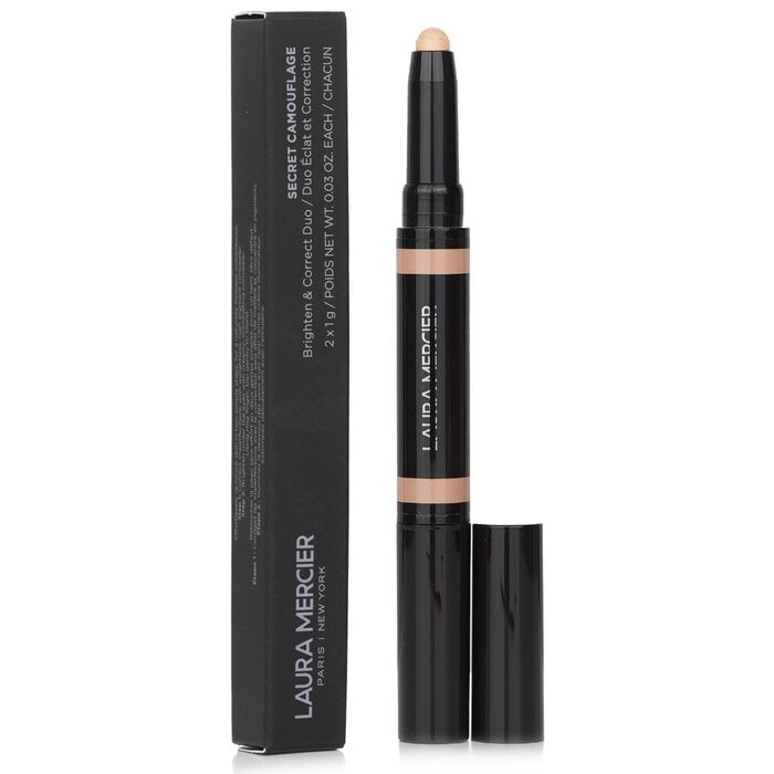 Secret Camouflage Brighten & Correct Duo - # 1N Fair With Neutral Undertones 2x1g/0.03oz by Laura Mercier - Image 2