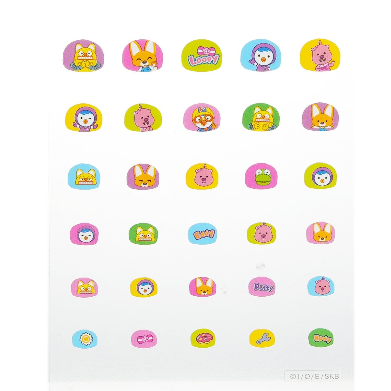 Pororo Nail Sticker - # PR 04 by April Korea - Image 2