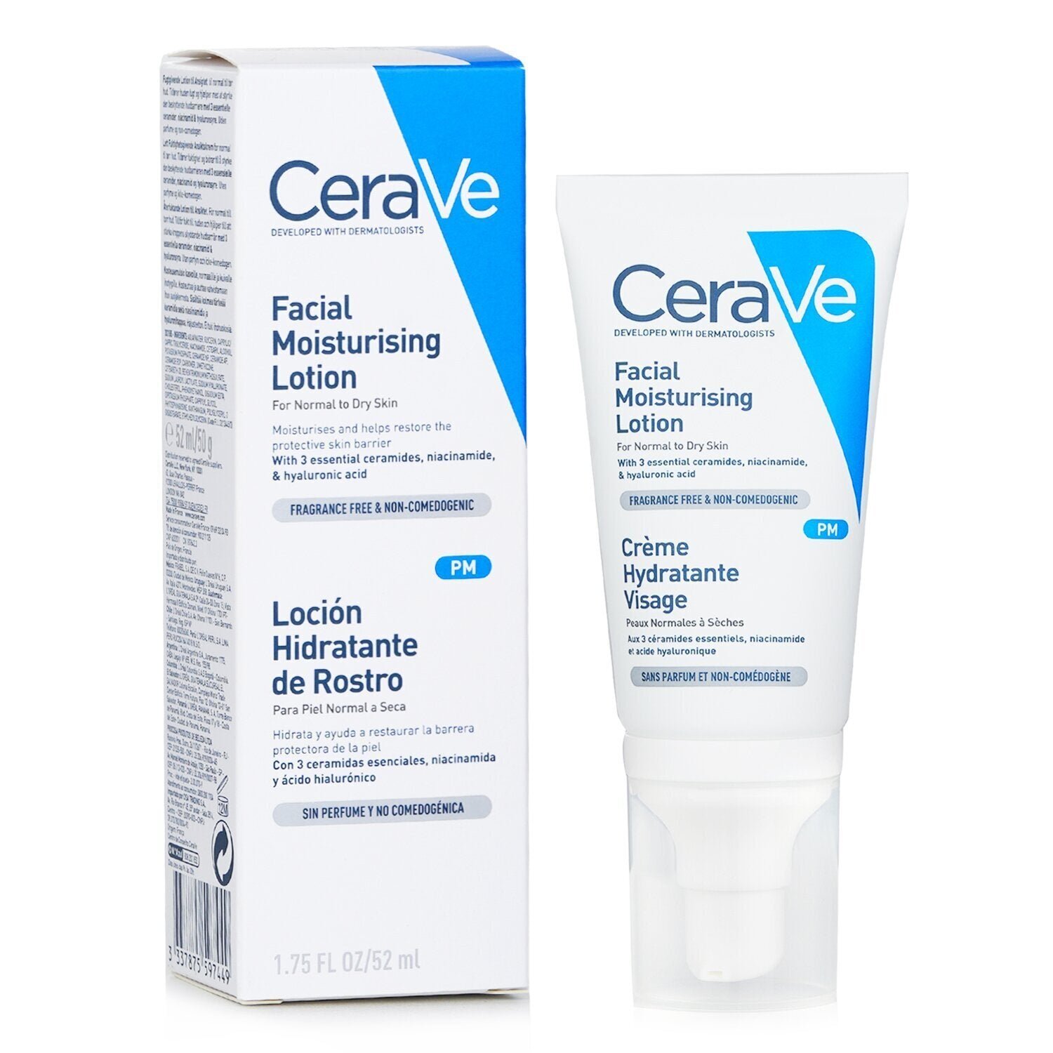 لوشن مرطب للوجه للبشرة العادية إلى الجافة من CeraVe - صورة 2