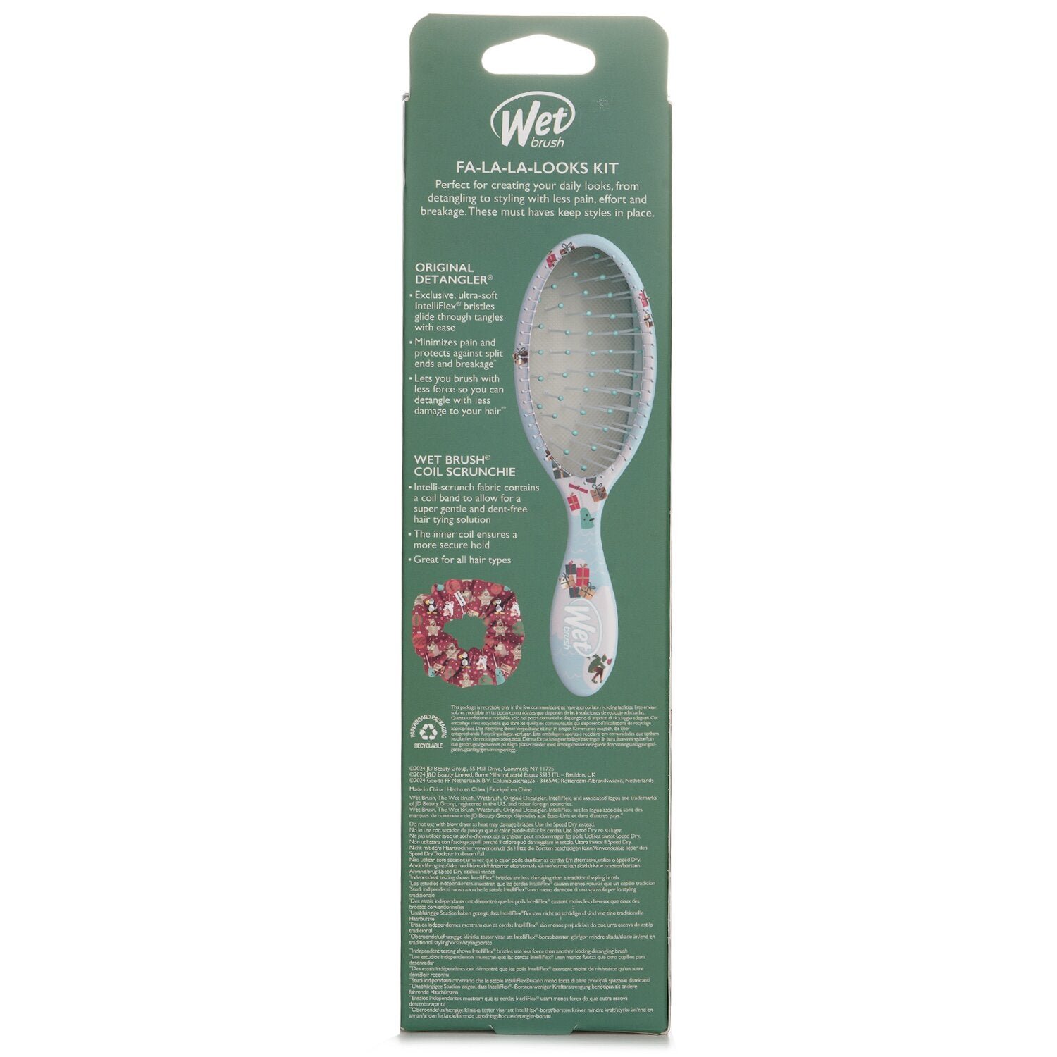 Original Detangler Elf + Scrunchie Hair Brush by Wet Brush - Image 3