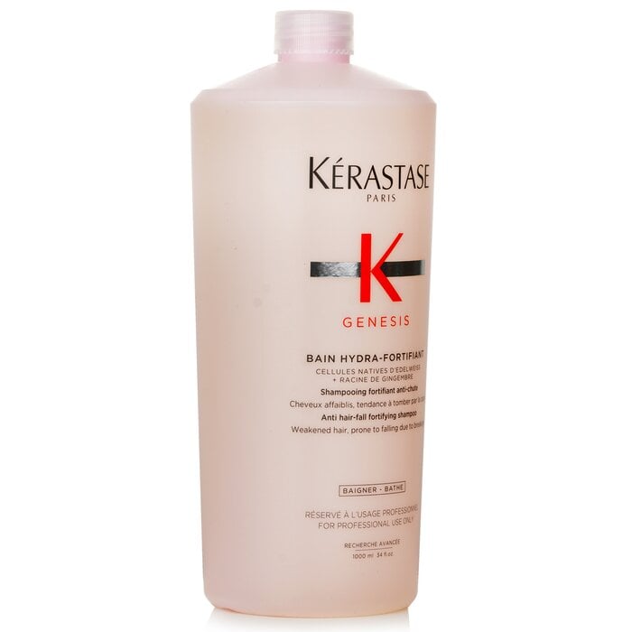 Genesis Bain Hydra-Fortifiant Anti Hair-Fall Fortifying Shampoo (Weakened Hair, Prone To Falling Due To Breakage) 1000ml/34oz by Kerastase - Image 2