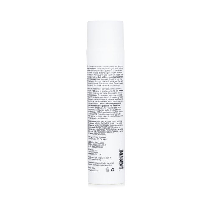 قناع الشعر الإصلاح الجزيئي الاحترافي 150ml/5oz من K18 - صورة 3