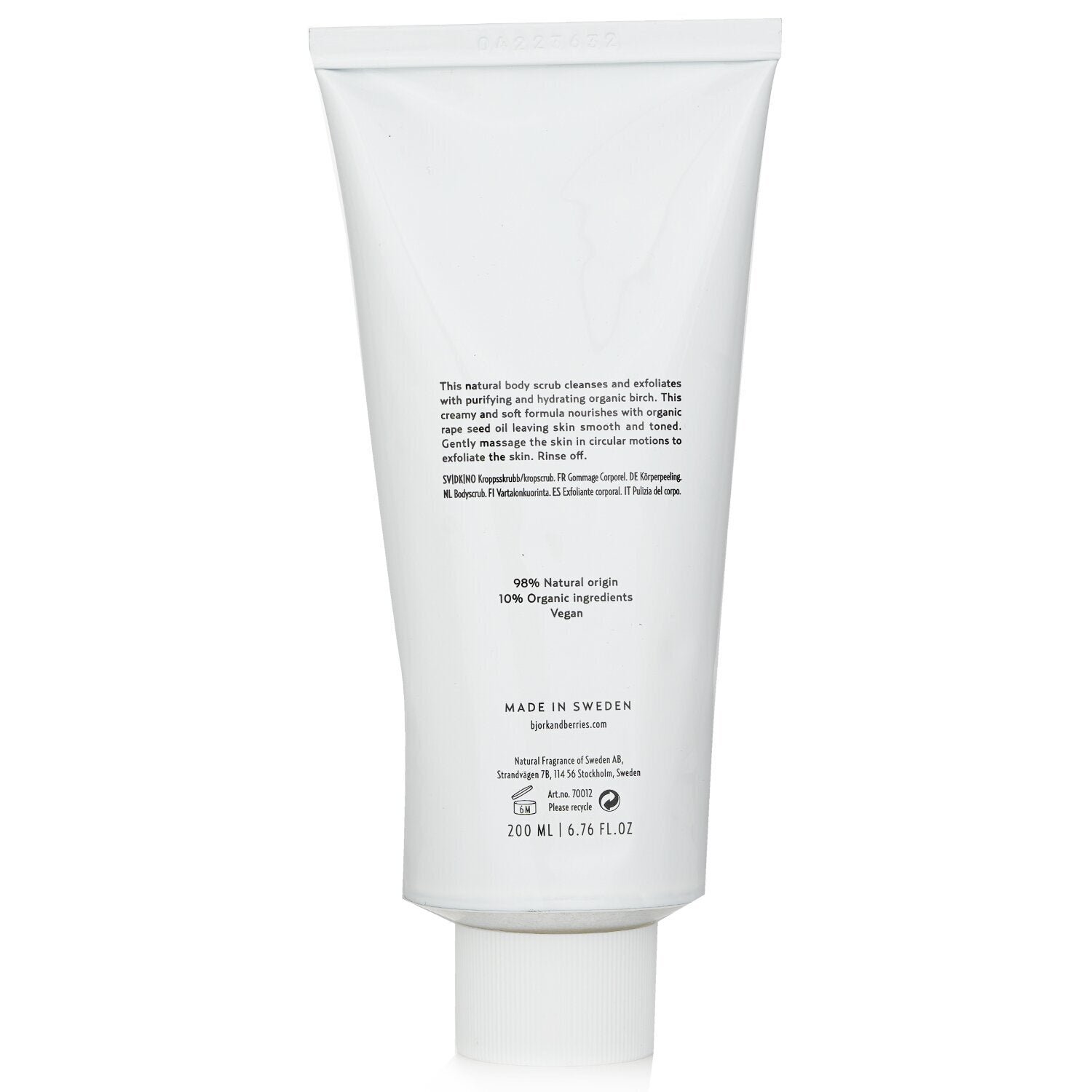 Body Scrub Creamy Exfoliating Treatment by Bjork & Berries - Image 3