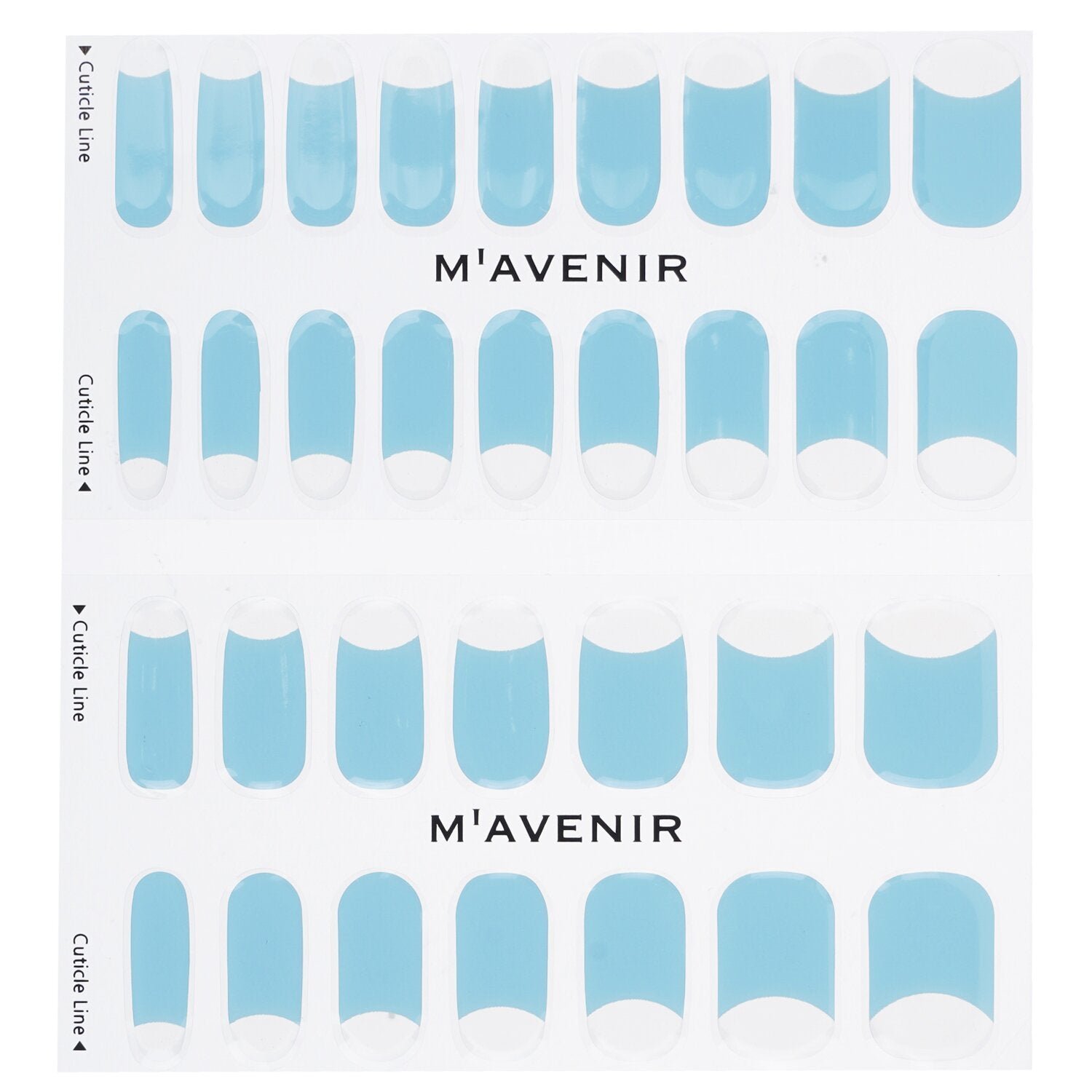 Nail Sticker (Blue) - # Cream Blue Matt Nail من Mavenir - صورة 2