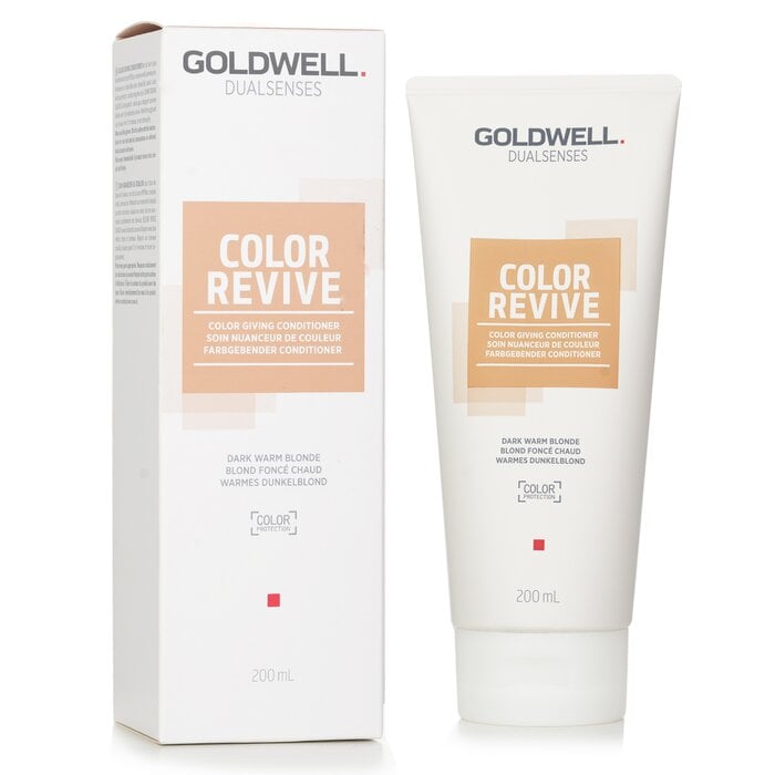 Dual Senses Color Revive Color Giving Conditioner - # Dark Warm Blonde 200ml/6.7oz by Goldwell - Image 2