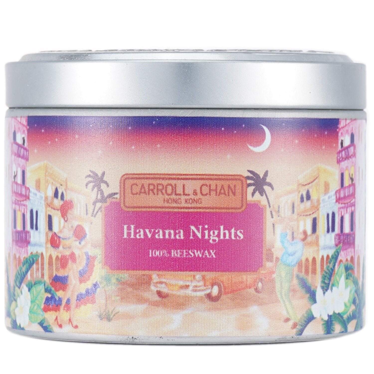 شمع قصديري بشمع العسل 100% - Havana Nights من Carroll & Chan - صورة 1
