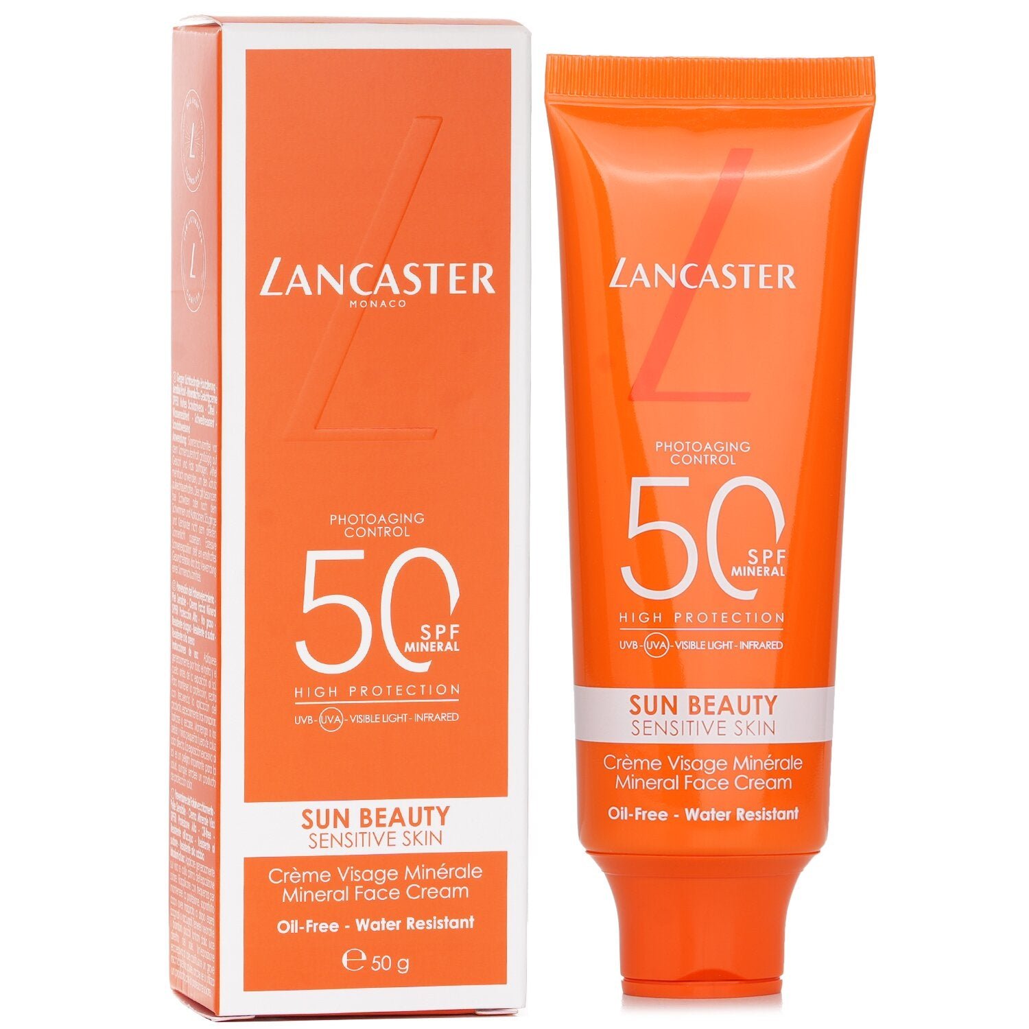 Sun Beauty Sensitive Skin Mineral Face Cream SPF 50 من Lancaster - صورة 2