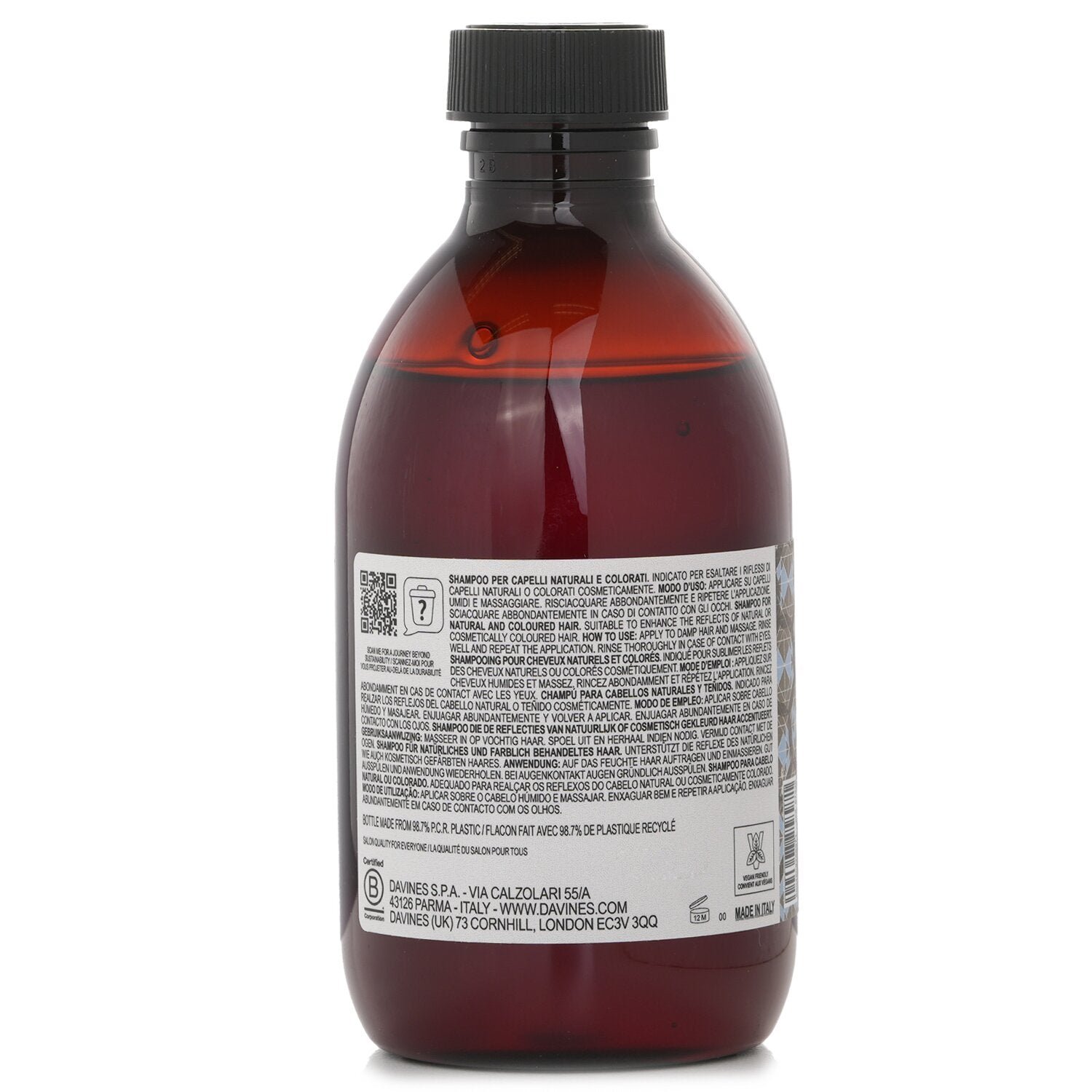 شامبو Alchemic - # Tobacco (للشعر الطبيعي والمصبوغ) من Davines - صورة 3
