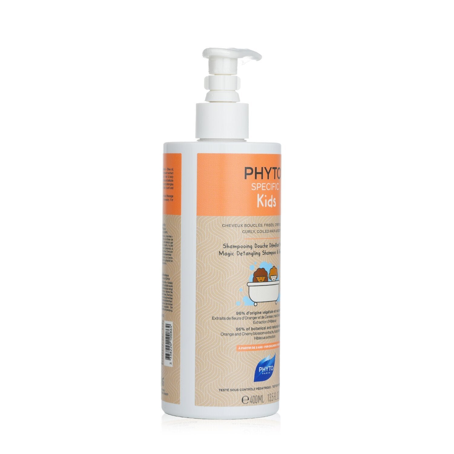 Phyto Specific Kids Magic Detangling Shampoo & Body Wash - شعر وجسم مجعد وملفوف (للأطفال 3 سنوات فما فوق) من Phyto - صورة 2