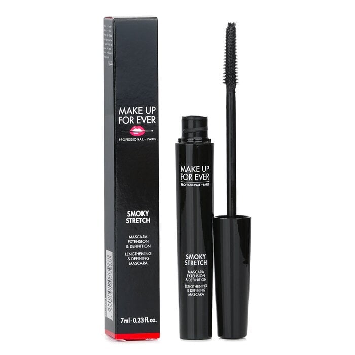 Smoky Stretch Lengthening & Defining Mascara (Black Black) 7ml/0.23oz by Make Up For Ever - Image 2