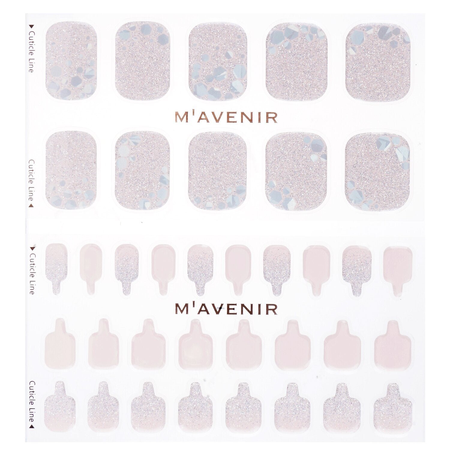 Nail Sticker (Assorted Colour) - # Soft Shell Pedi by Mavenir - Image 2