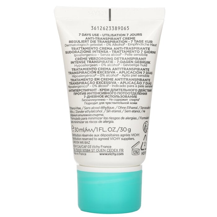 7 Days Anti-Perspirant Cream Treatment (For Intensive Perspiration) 30ml/1oz by Vichy - Image 3