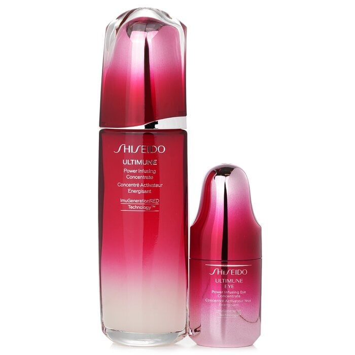مجموعة Ultimune Power للوجه والعيون: محلول مركز للوجه 100مل + محلول مركز للعيون 15مل 2pcs من Shiseido - صورة 2
