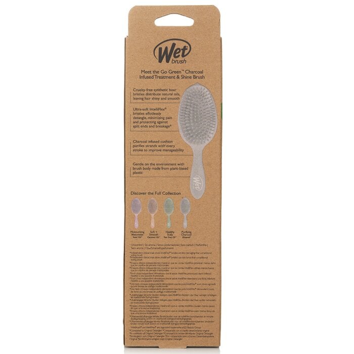 Go Green Charcoal Infused Treatment & Shine Brush 1pc by Wet Brush - Image 3