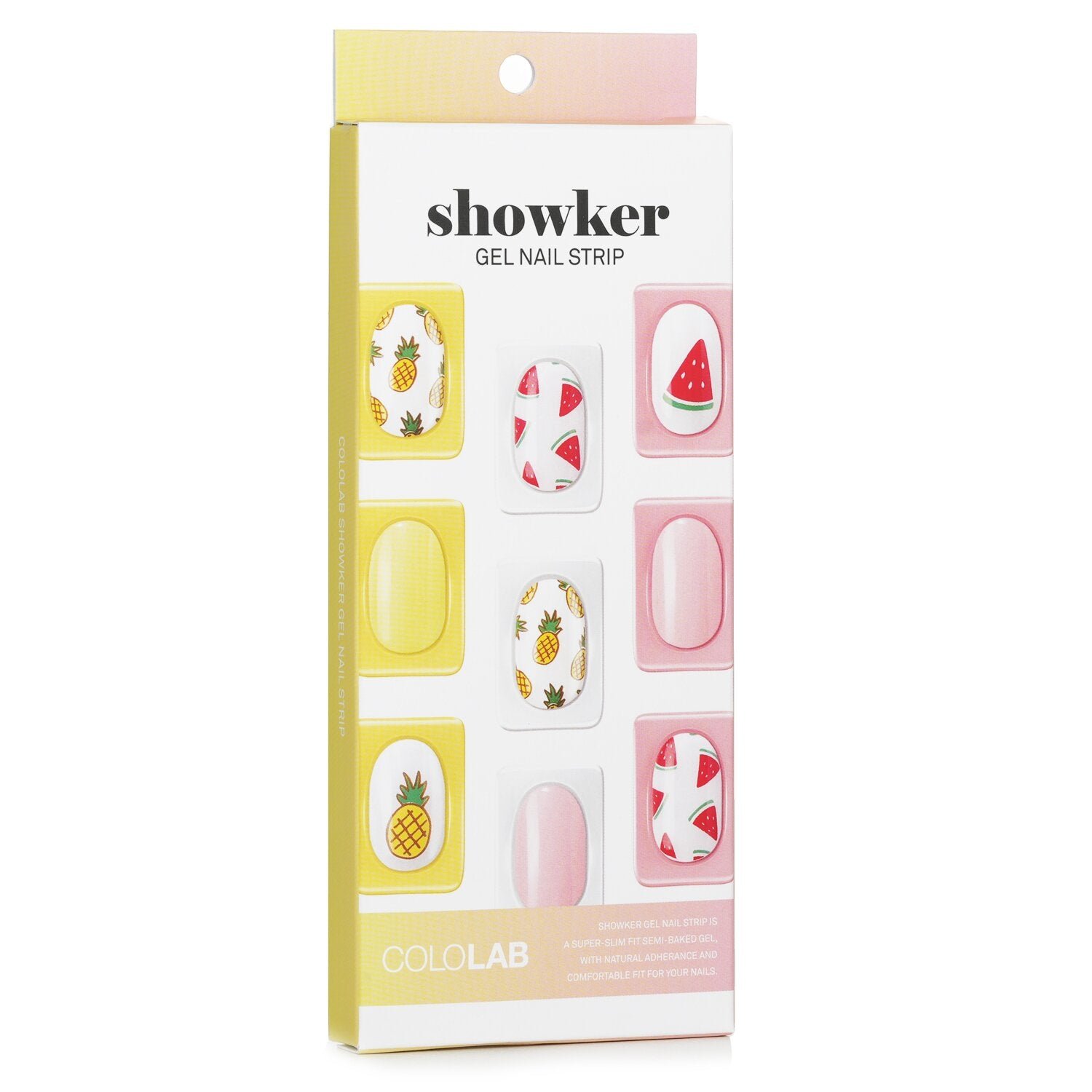 Showker Gel Nail Strip # CNA604 I'm Fine Watermelon by Cololab - Image 2