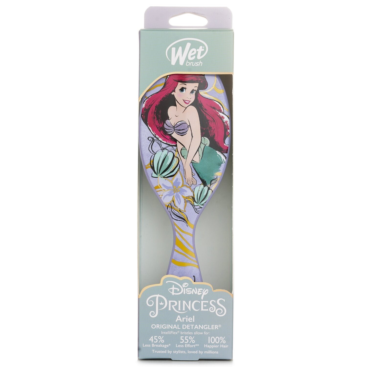Original Detangler Elegant Disney Princess Ariel Hair Brush by Wet Brush - Image 1